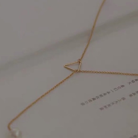 14K Gold Filled Freshwater Pearl Necklace - Picture 3 of 5